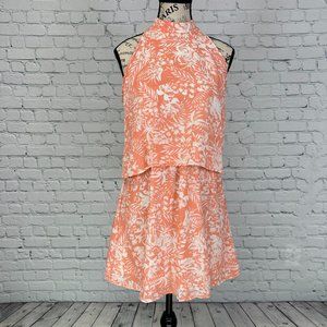 Coral Paper Crane Dress (S)